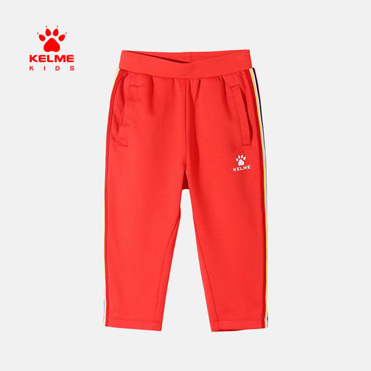 kelme（kids）童装女童裤子夏季新款女中腰针织七分裤休闲打底裤 商品图0