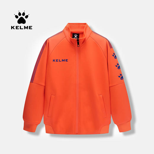 kelme卡尔美 儿童运动夹克秋冬足球训练服长袖跑步开衫外套男童 商品图1