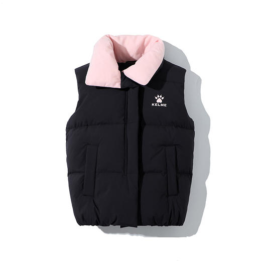 kelme（kids）儿童羽绒马甲舒适保暖女童双面穿羽绒背心 商品图4