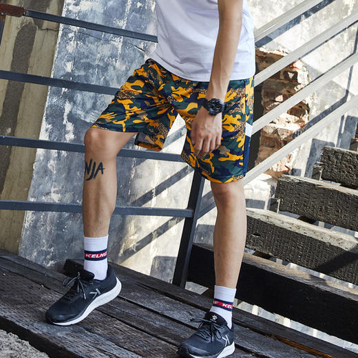 kelme卡尔美男子篮球短裤运动训练五分裤速干宽松针织跑步健身裤 商品图1