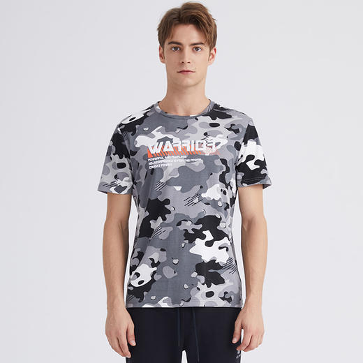 KELME卡尔美夏季新款迷彩短袖上衣秋季运动休闲时尚半袖宽松 商品图1