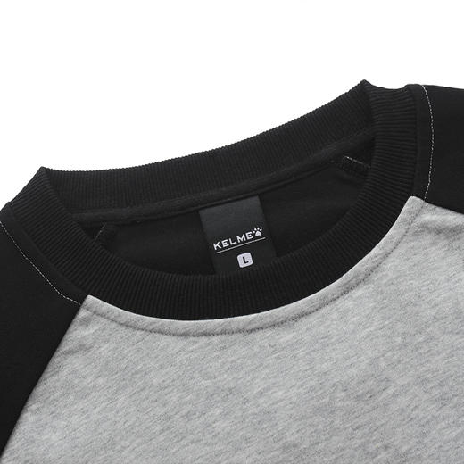 卡尔美运动套头新款男士圆领卫衣拼接休闲时尚套头衫 商品图1