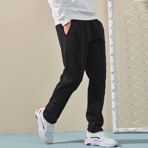 卡尔美男女春秋冬季运动长裤加绒加厚舒适保暖小脚裤 商品图1