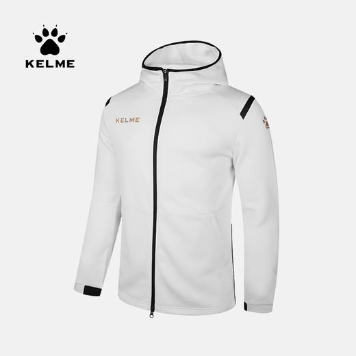 kelme卡尔美外套男休闲时尚连帽长袖茄夹克篮球足球训练运动外套 商品图5