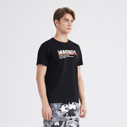 KELME卡尔美男士夏季纯棉短袖印花T恤 商品图4