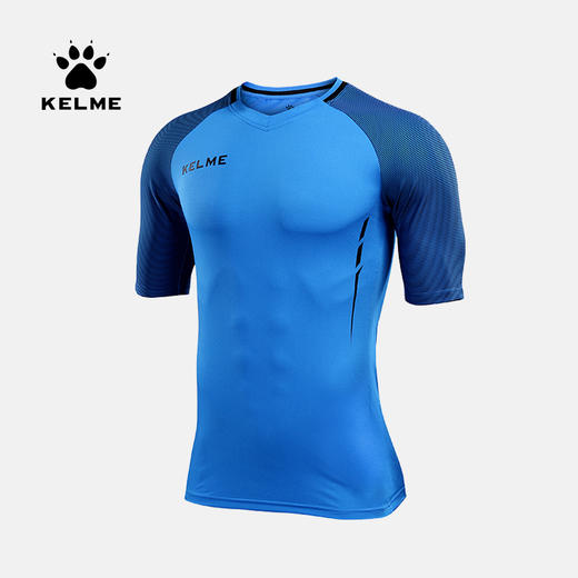 kelme卡尔美足球服定制短袖 比赛队服印字t恤衣服 订制球衣训练服 商品图0