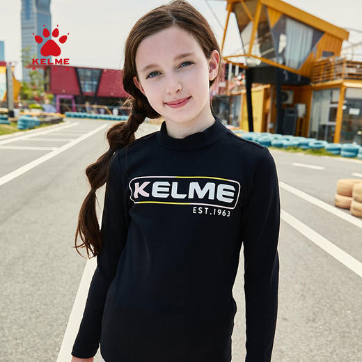 kelme（kids）女童春秋装长袖T恤儿童打底衫上薄款
 商品图0