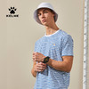 卡尔美局座联名款夏男短袖T恤秋上衣海军条纹休闲时尚短袖 商品缩略图1