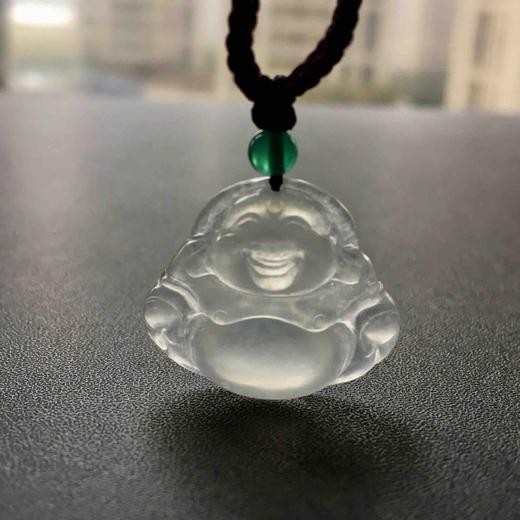 高冰种翡翠弥勒佛 商品图10