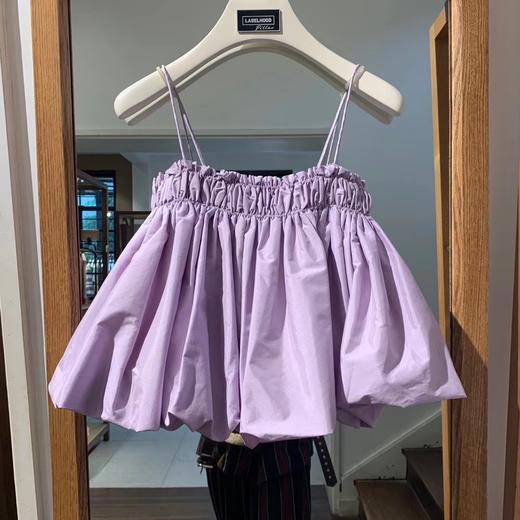 MINGMA 缩褶吊带上衣 TO09-LILPC 商品图2