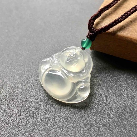 高冰种翡翠弥勒佛 商品图5