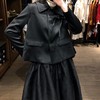 MINGMA 蝴蝶结短夹克 JK03-BKPL 商品缩略图0