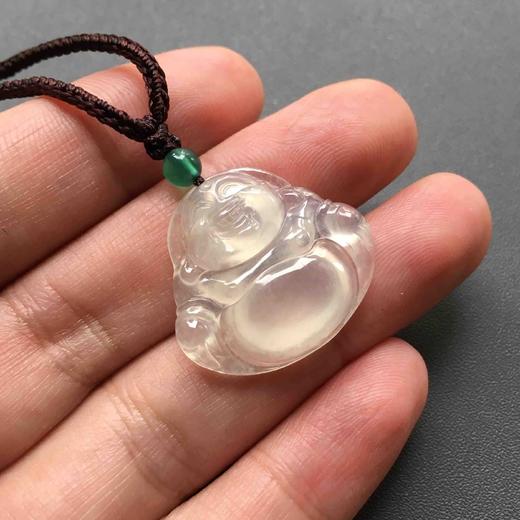 高冰种翡翠弥勒佛 商品图8