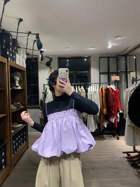 MINGMA 缩褶吊带上衣 TO09-LILPC