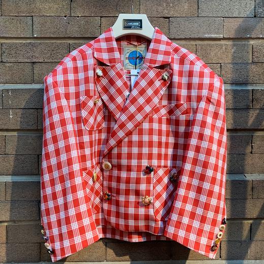 MOTOGUO Red Palaccheck Gold Care Jacket		 MGSS2001 商品图1