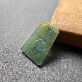 冰种晴水飘黄翡翡翠鼠钱数钱