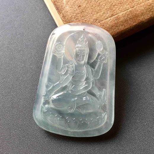 高冰种翡翠千手观音牌 商品图3