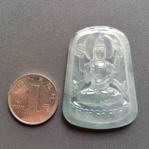 高冰种翡翠千手观音牌 商品图5