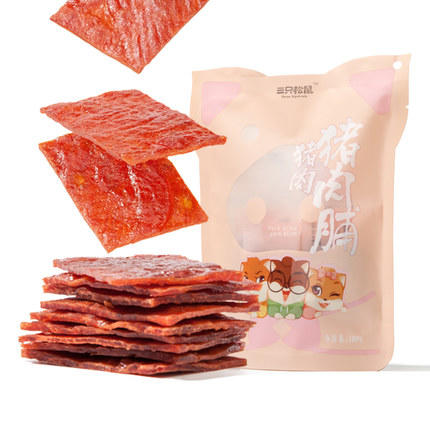 三只松鼠猪肉脯100g 商品图1