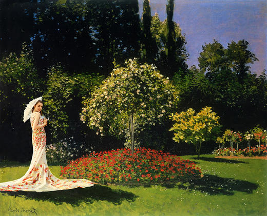 【伯妮斯茵】3B6721--蓝色半裙--花园里的珍妮--《画尽世间光影，只为挚爱的女人》 商品图1