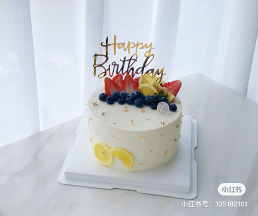 ins小清新水果蛋糕，简简单单、平平淡淡的幸福 商品图0