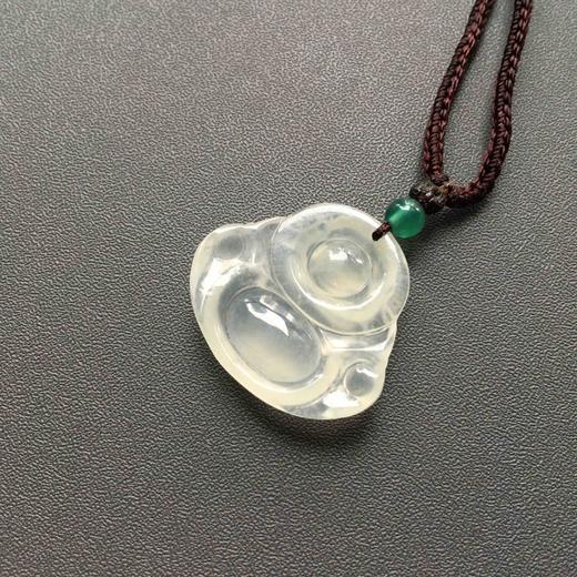 高冰种翡翠弥勒佛 商品图7