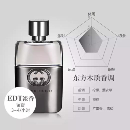 Gucci古驰原罪/罪爱男士淡香水EDT 商品图2
