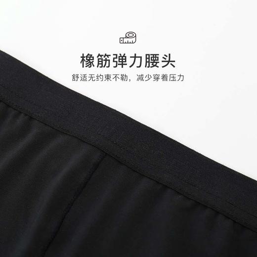 （清仓款，不退换，颜色随机白黑灰玫红）SCHIESSER/舒雅男士冰丝轻薄透气贴身纯色三角内裤35/1771S 商品图3