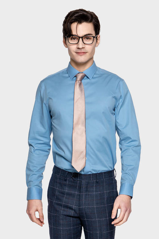 callisto雀色免烫衬衫SPSTL095BL 商品图0