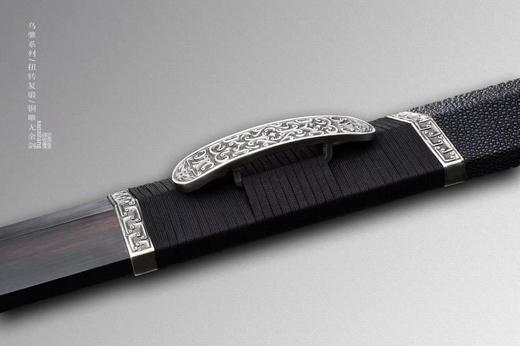 乌骓 扭转复锻 铜雕无余剑 未开刃 商品图5