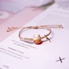 简约可爱陶瓷红绳手链女清新学生手工编织招财猫手串女时尚饰品 商品缩略图5