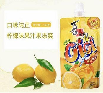 喜之郎CICI柠檬味果冻爽单支装150g 商品图0