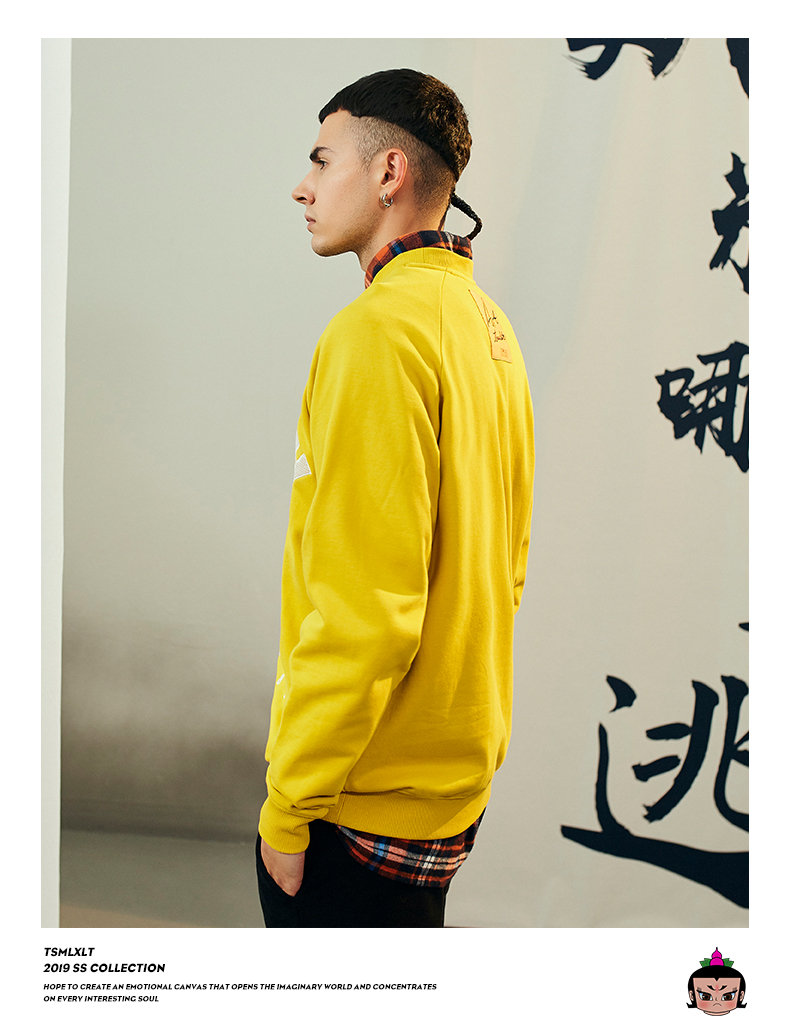 tsmlxlt美影厂calabashbrothers葫芦兄弟联名插肩袖中性卫衣119433017