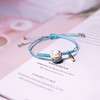 简约可爱陶瓷红绳手链女清新学生手工编织招财猫手串女时尚饰品 商品缩略图3