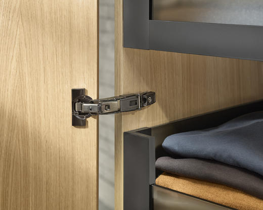 【玛瑙黑】155°多功能集成阻尼铰链（单位：只）(厚侧板/内抽门/台阶门/切角门) 商品图1