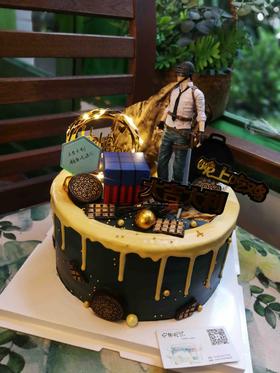 奶油蛋糕 下单前请仔细阅读商品详情 游戏 绝地求生吃鸡 如需增加或者修改文字 请下单备注