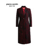 皮尔卡丹女装大衣酒红色绣花长款气质高级感羊毛呢外套P84CL15T0
 商品缩略图4