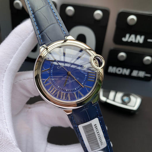 限时特价 卡地亚蓝气球系列 男款大号42mm 搭载定制全自动机械机芯 商品图0