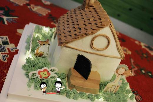 奶油蛋糕 下单前请仔细阅读商品详情 房屋如需增加或者修改文字 请下单备注 商品图1