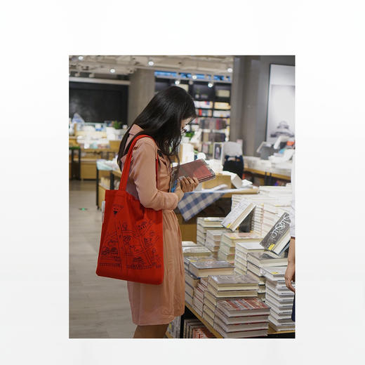 蒋方舟亲自设计亲自画的帆布包 东京一年图书周边 中信出版社 商品图2