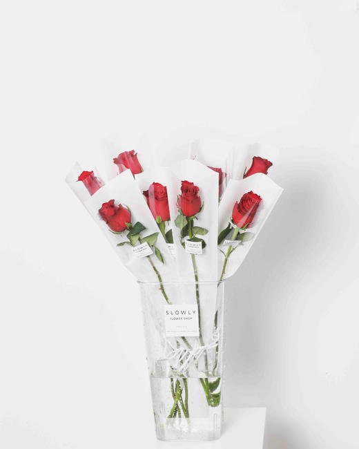 单支红玫瑰10支起送