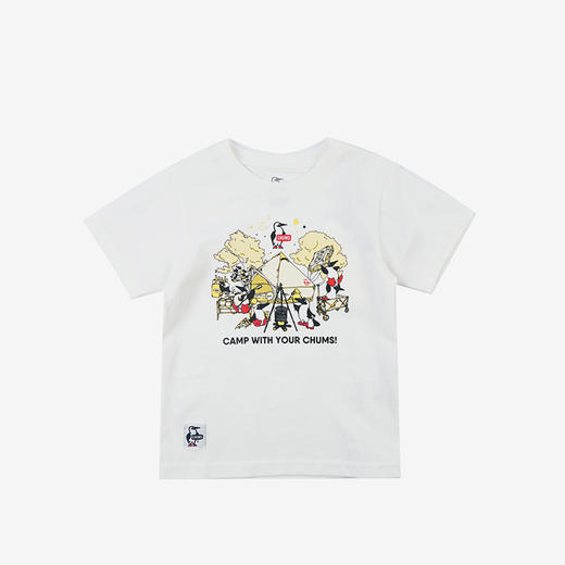 CHUMS Kid's Camp With Your CHUMS T-Shirt 儿童印花短袖T恤 20SS 商品图6