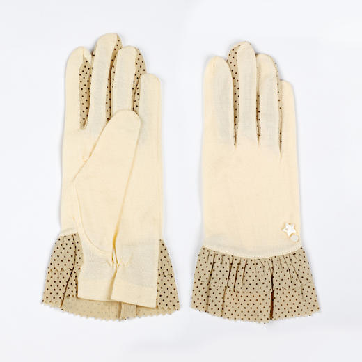 时尚波点裙边UV手套 KSS1422007  上 商品图2