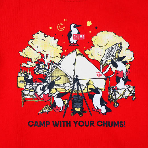 CHUMS Kid's Camp With Your CHUMS T-Shirt 儿童印花短袖T恤 20SS 商品图3