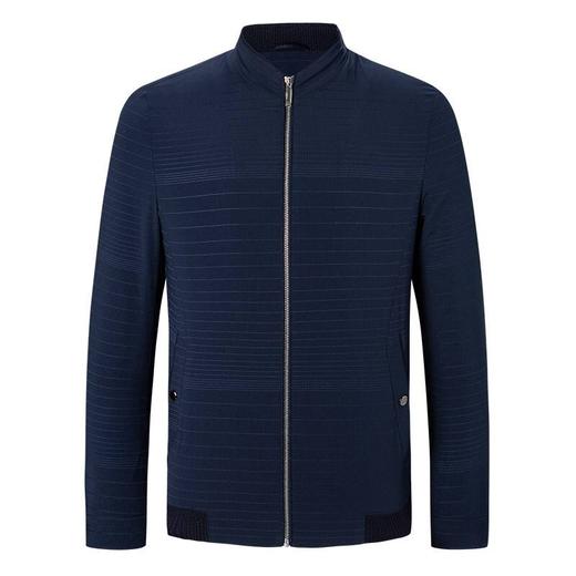 九牧王修身版商务休闲茄克藏青JK1011227 商品图0