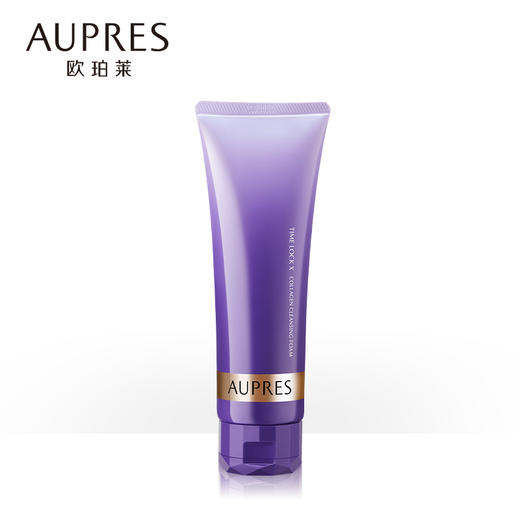 AUPRES欧珀莱 时光锁胶原洁面膏温和洁面乳不紧绷女男 商品图0