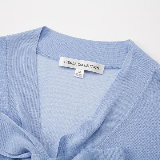 QF62A斯尔丽夏季新品 粘纤纯色宽松中袖内搭优雅清新上衣 商品图4