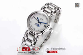 GS匠心之作【落落大方 腕间淑女】——浪琴表心月系列月相腕表优雅而至。典雅别致的外观，与正品一致的月相功能。温柔的外表之下，蕴含一颗“月相”表芯。