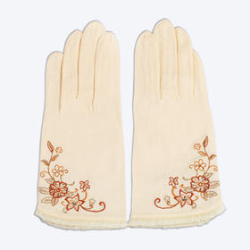 时尚绣花蕾丝边UV手套 KSS1422007 上