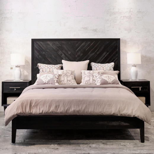 NS家居nsfurniture卧室 进口实木床NSBD-BH-RW01-CNKB 商品图2